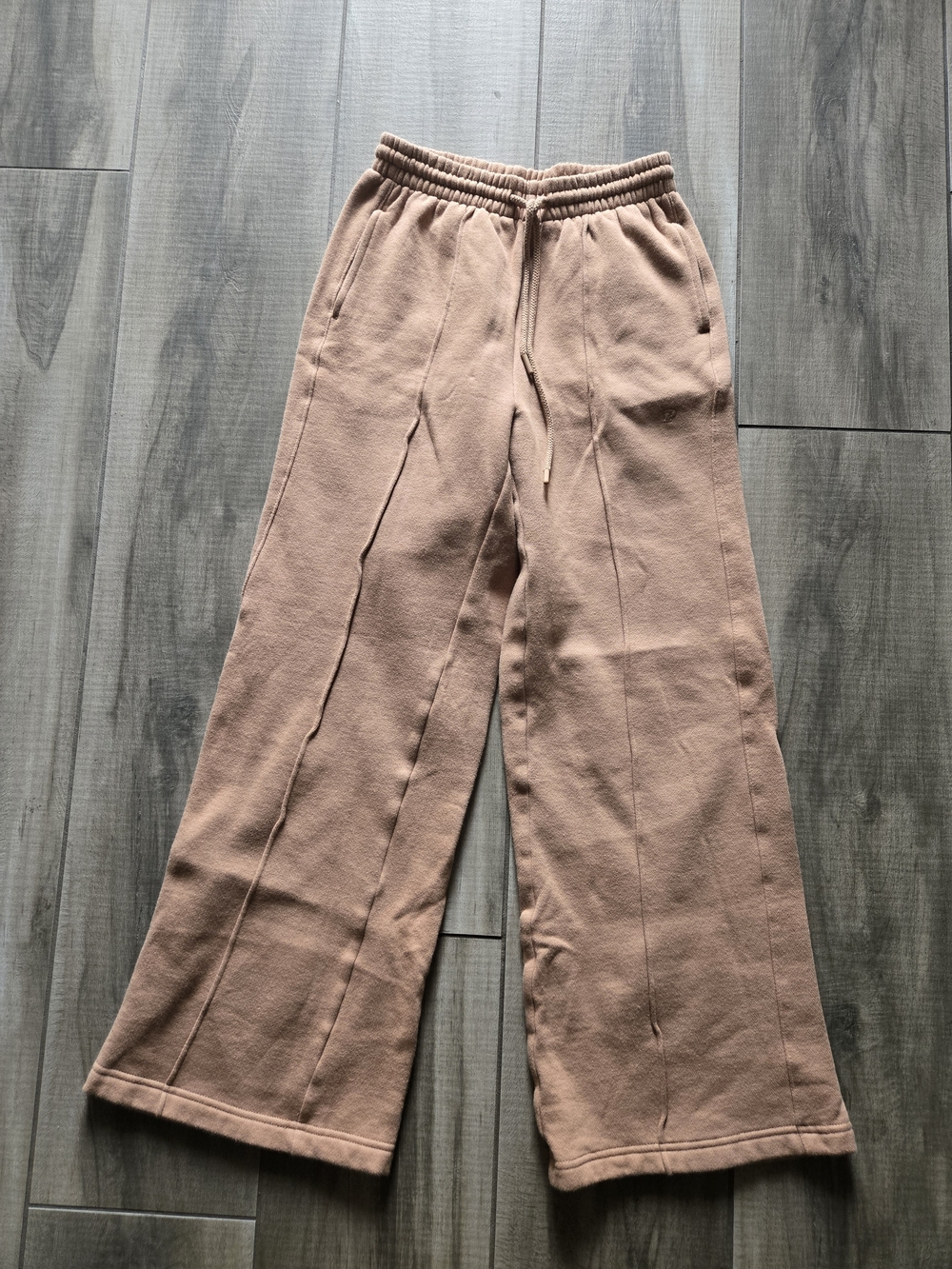 PINK Victoria's Secret Cozy Drawstring Sweatpants - Taupe